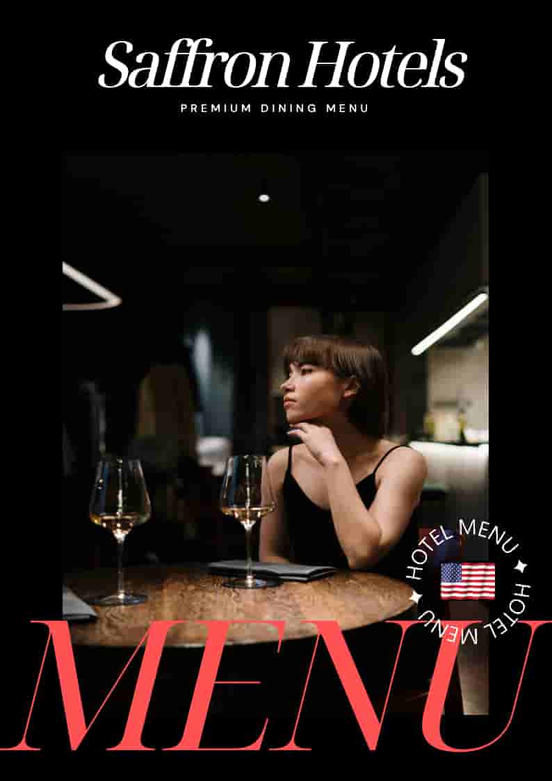 Digital Hotel Menu Template